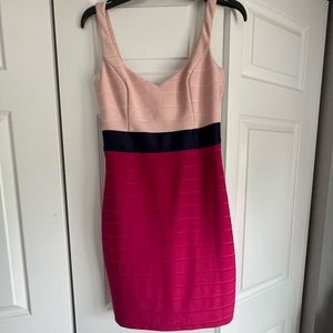 Pink cocktail dress